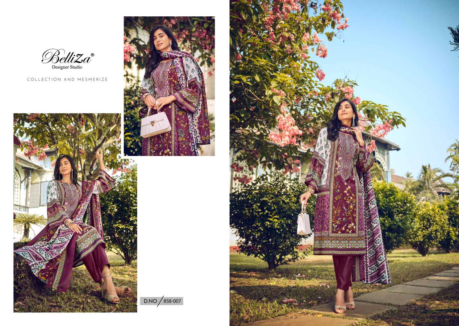 Naira Vol 24 By Belliza Pure Cotton Dress Material Catalog